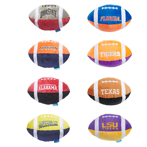 College Football Sports themed Dog Toys BarkBox